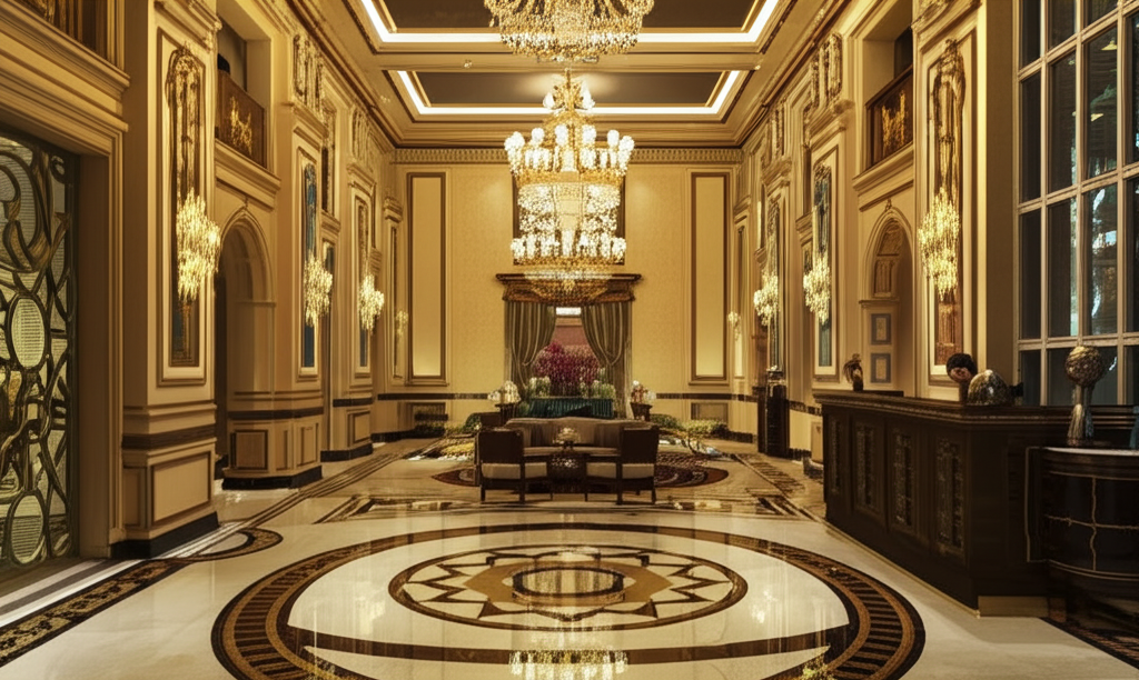 Luxury Hotel Lobby